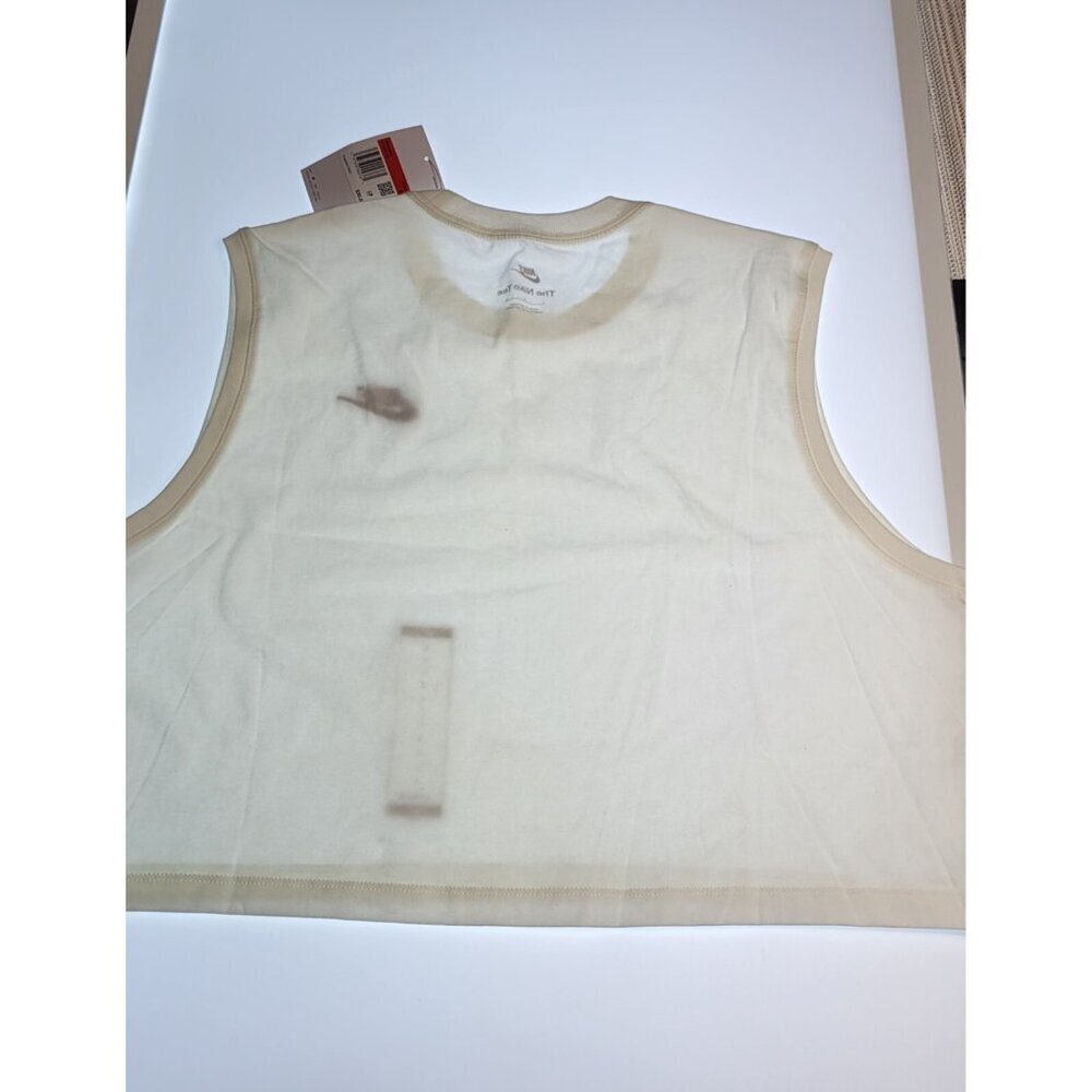 Nike Women’s One Dri Crop Sleeve Shirt - White -Large-New With Tag - Picture 9 of 9